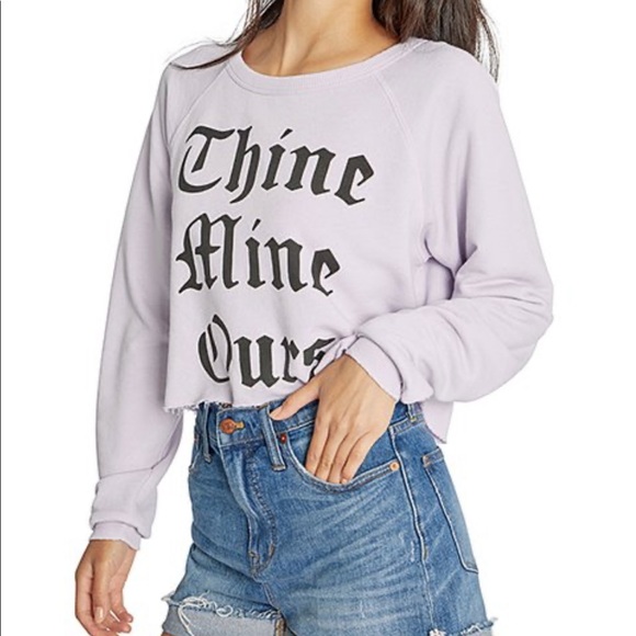 Wildfox Cropped Sweater - Picture 3 of 4